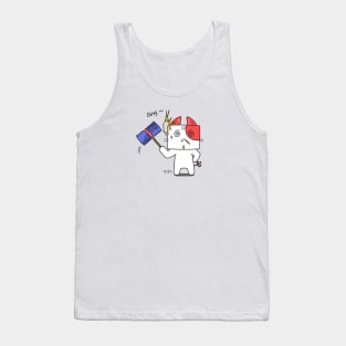 How long will you sleep? - aknyangi, cat miaw lovers Tank Top